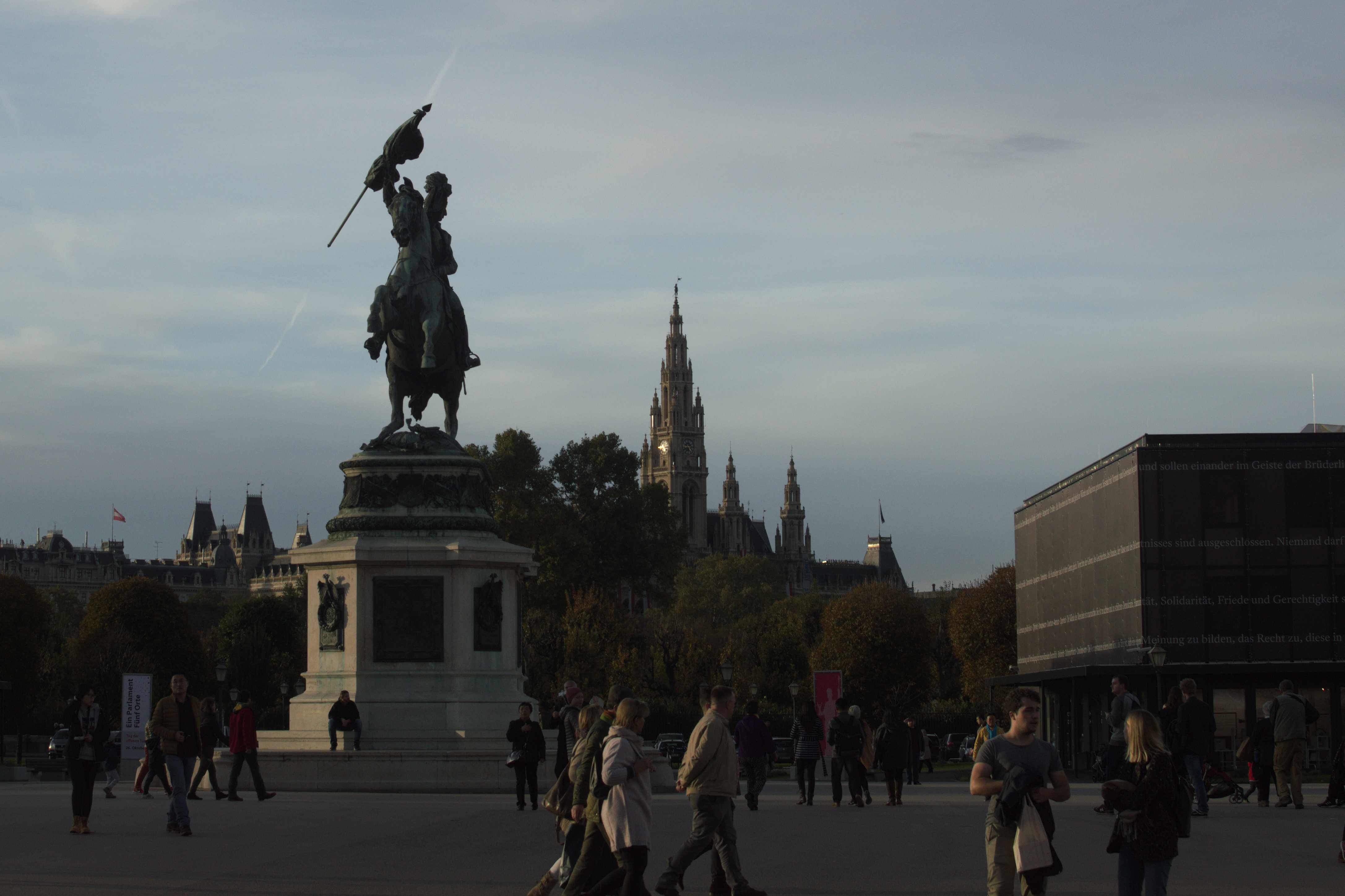 The beautiful buildings of Vienna