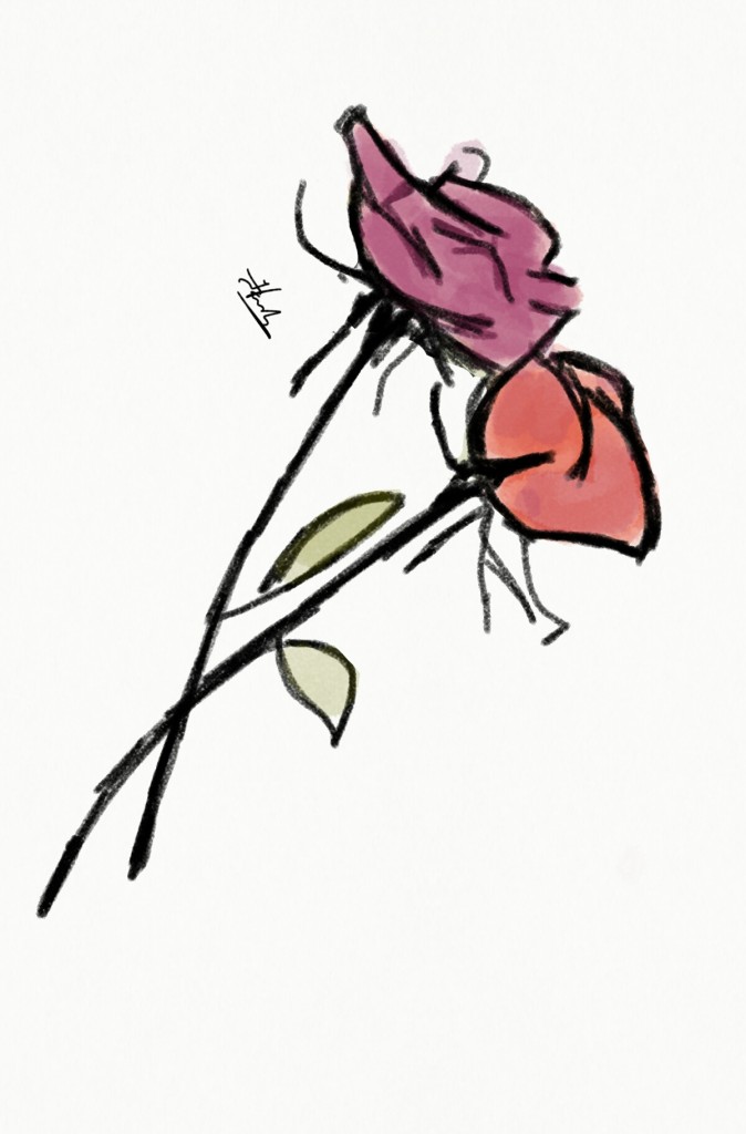 image for carrying roses